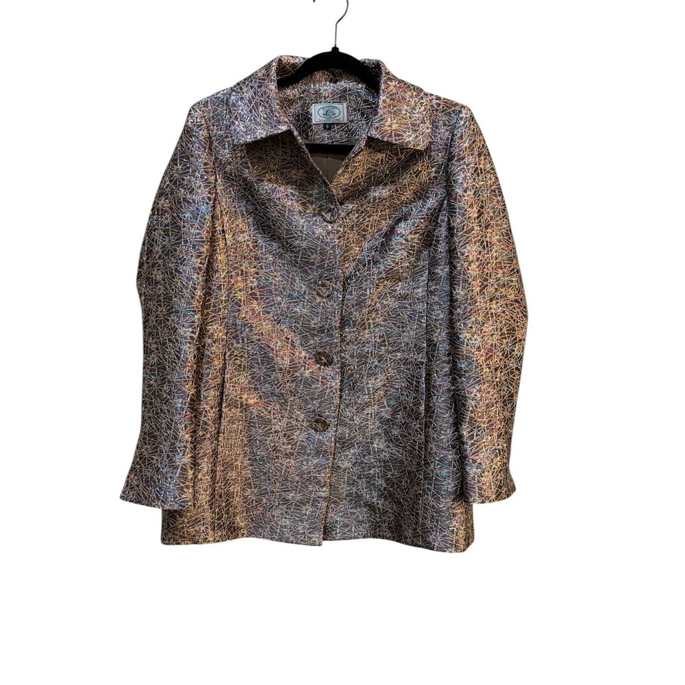 McCulleys Highlands Size S Blazer‎ Jacket Multicolor Metallic Iridescent